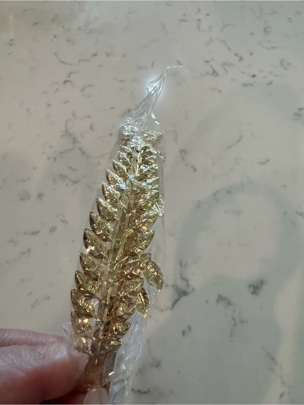 2pc Gold Laurel Leaf Headbands Greek Goddess Grecian Bridal Crown